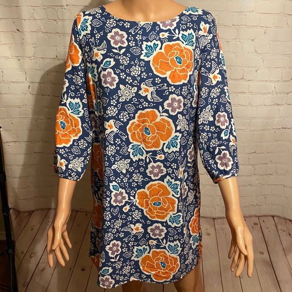 Old Navy floral and bird unique boho dress size medium - Picture 3 of 16